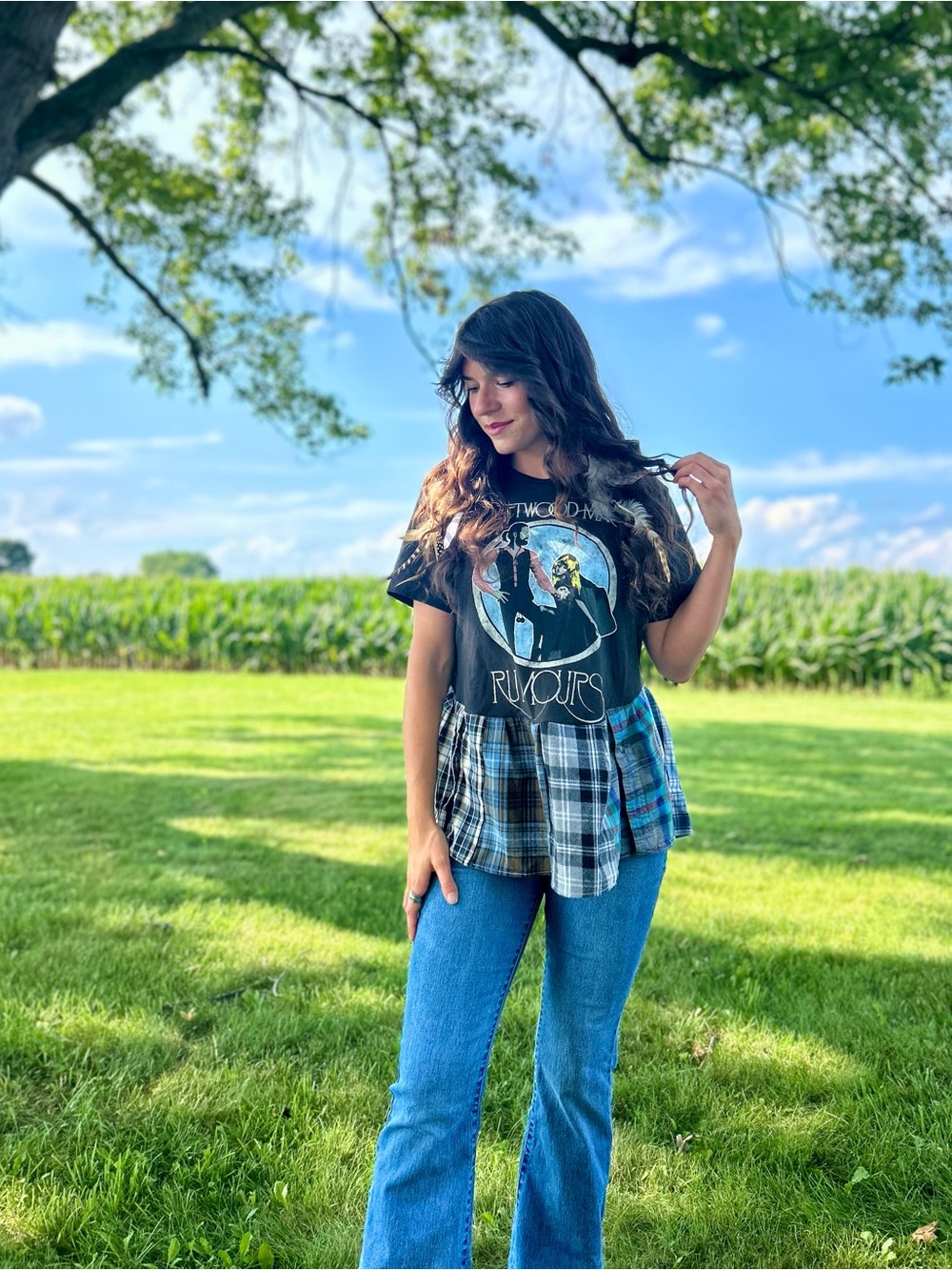 Upcycled Fleetwood Mac Top